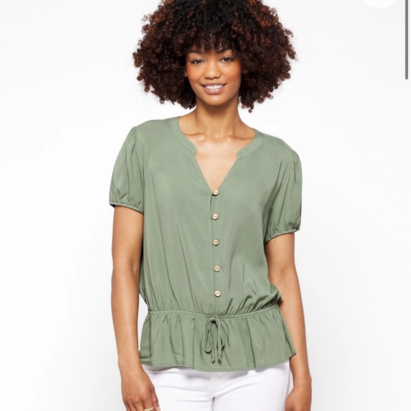 Fortune & Ivy Josephine button down top - Picture 2 of 9